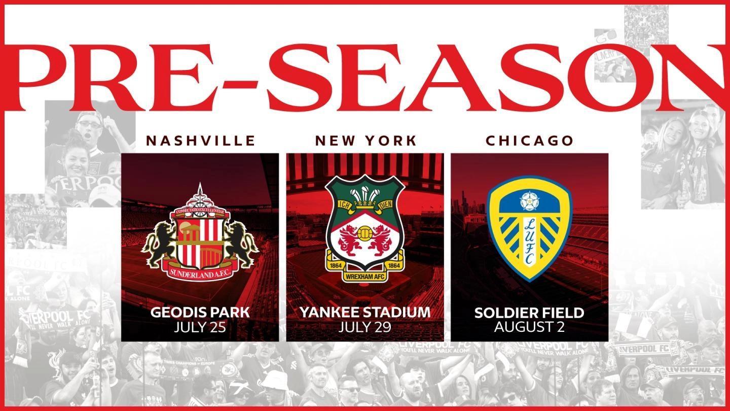 LOL赛事直播-官方：利物浦今夏赴美国踢季前赛，对阵黑猫、利兹、雷克瑟姆